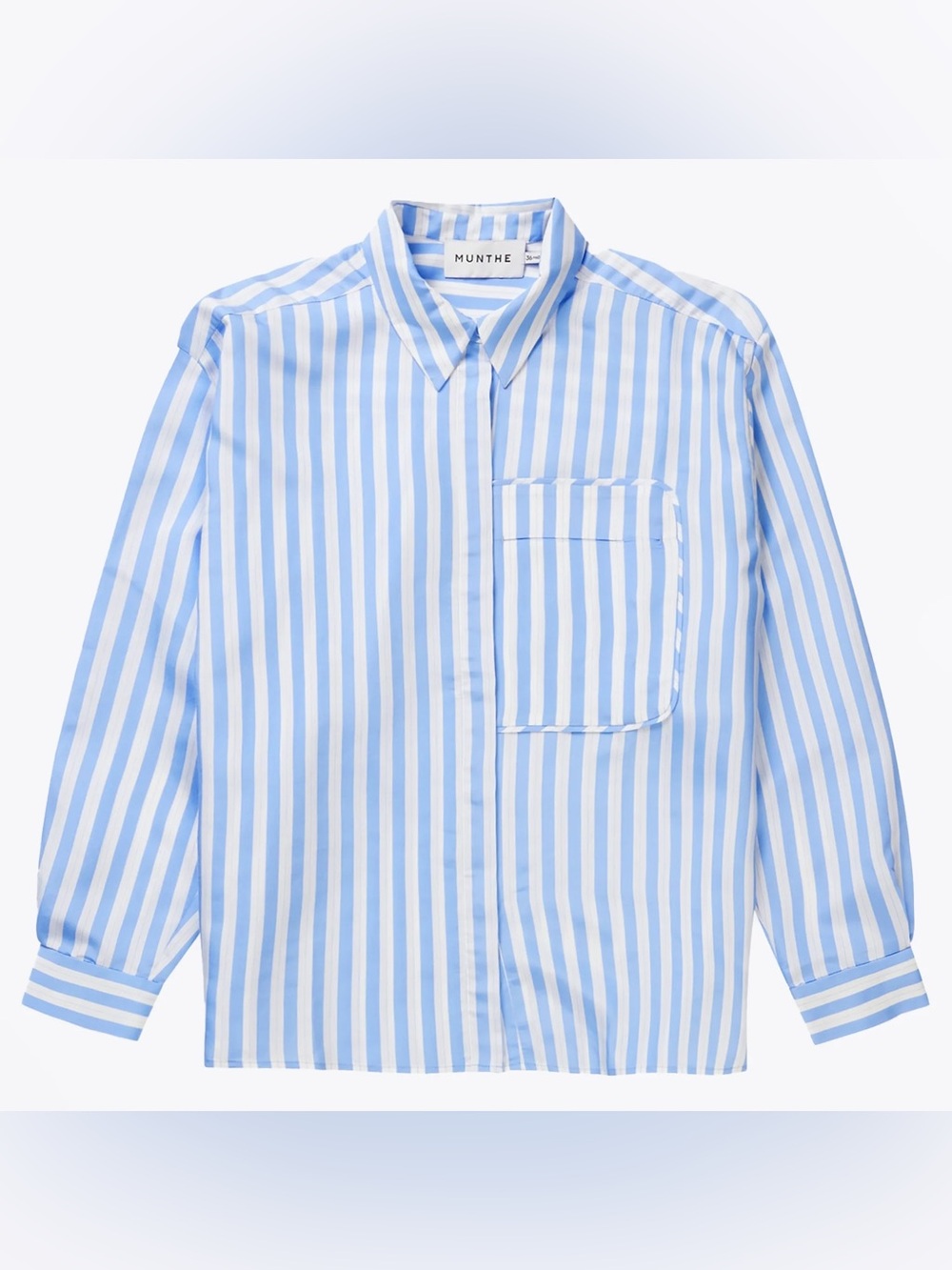 MUNTHE Morgana Striped Collared Shirt